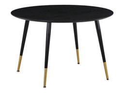 Tafel Dallas 104 (Zwart + Messing)