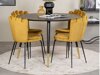 Tafel Dallas 104 (Zwart + Messing)