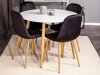 Tafel Dallas 126 (Wit + eiken)