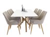 Tafel Dallas 193 (Wit + eiken)