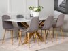 Tafel Dallas 193 (Wit + eiken)