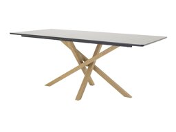 Tafel Dallas 193 (Zwart + eiken)