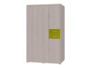 Armoire Toledo B100 (Frêne + Vert)