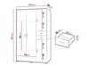 Armoire Toledo B100 (Frêne + Vert)