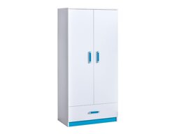 Dulap Sorviru 103 (Alb + Turcoaz)