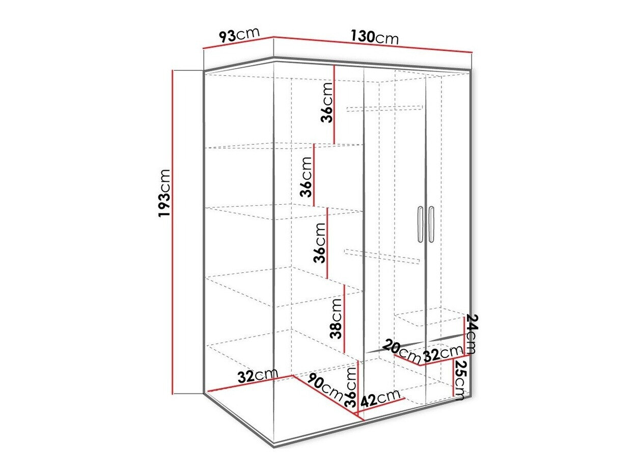 Garderobeskab Veravie 132