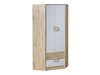 Hoekkledingkast Tolfere 102 (Licht eiken + Wit)