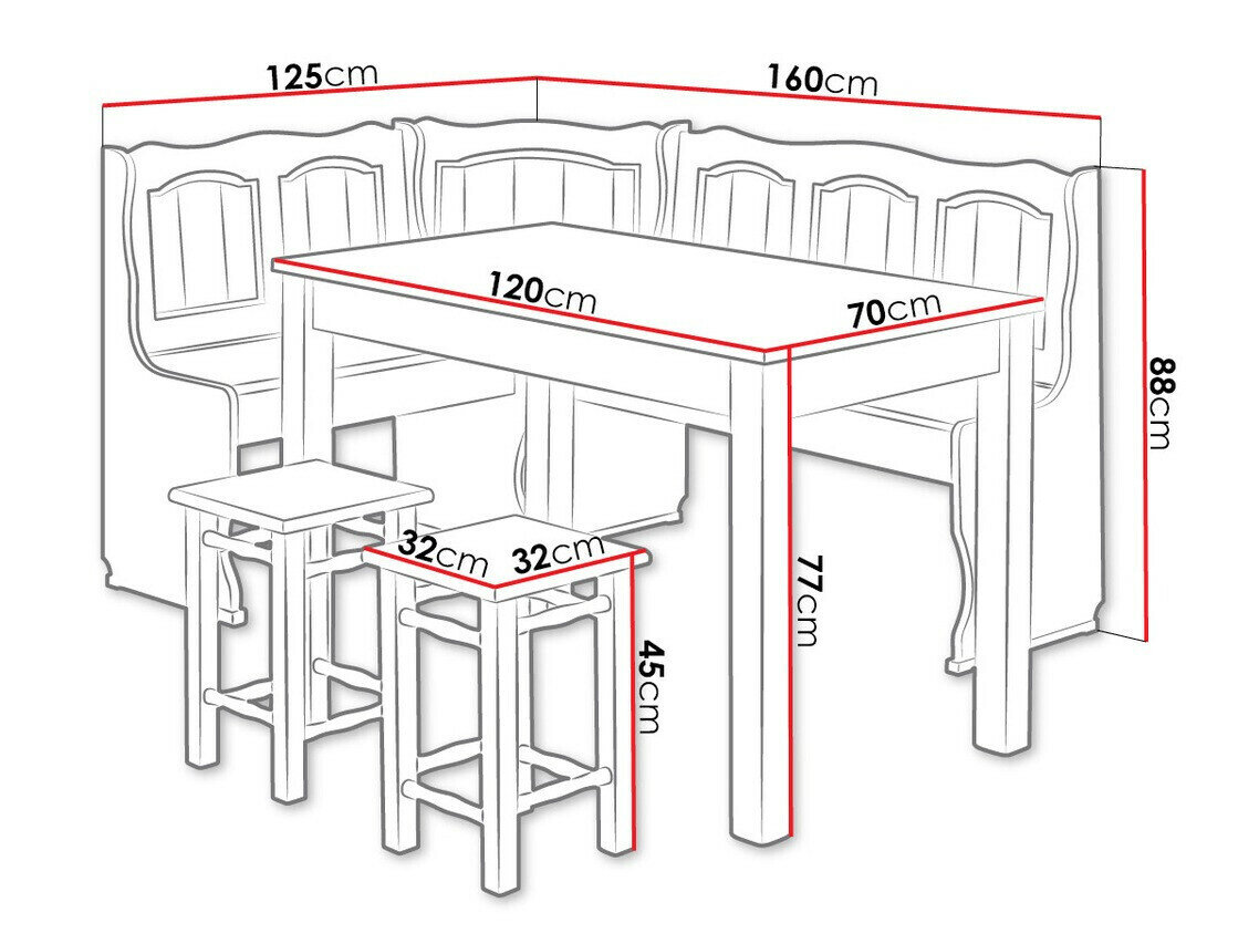 Køkkenhjørne Edmond 103