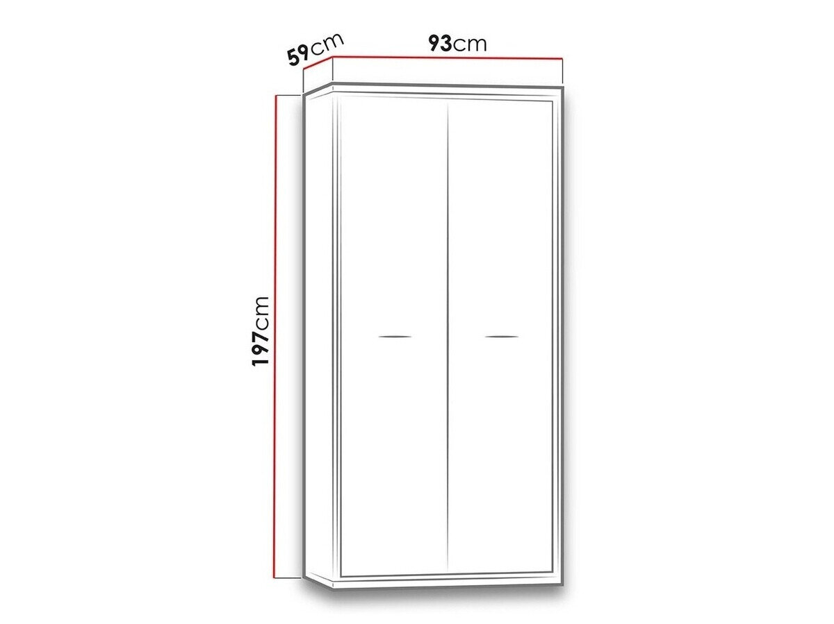 Garderobeskab Etrmoni 100