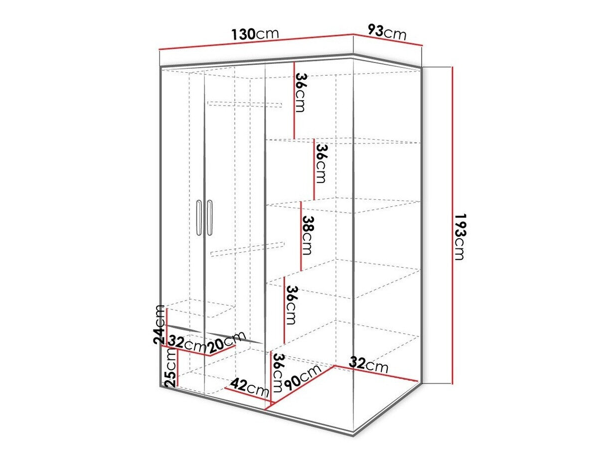 Garderobeskab Veravie 131