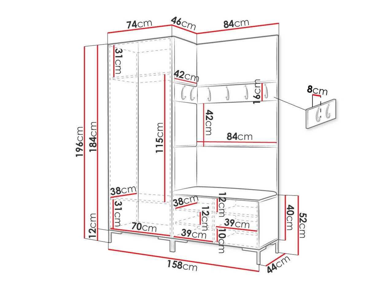 Entrésæt Nomal I (Hvid)