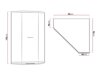 Armoire d'angle Fiomeri 126 (Chêne santana foncé)
