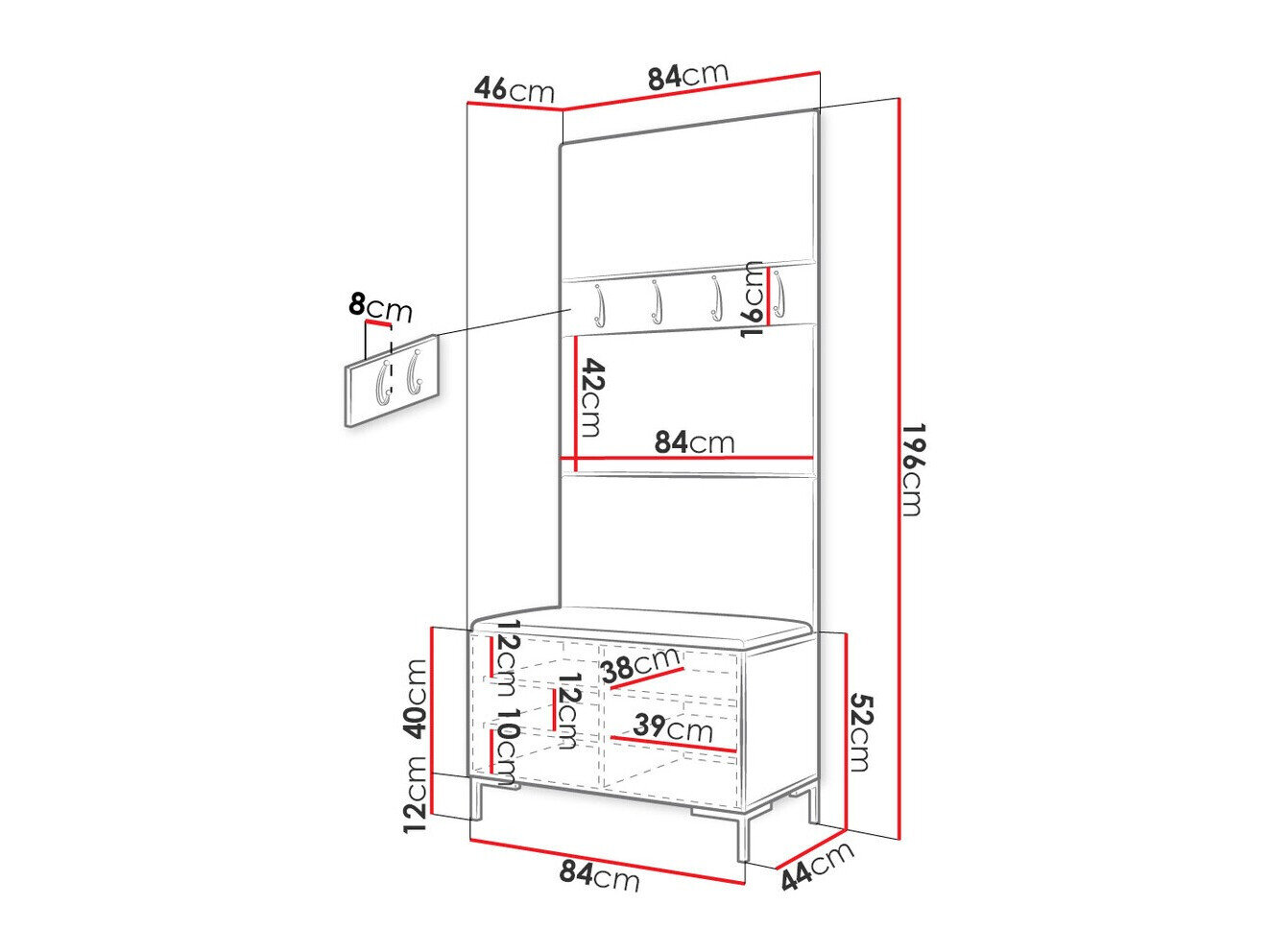 Entrésæt Nomal III (Øko læder blødt 011)