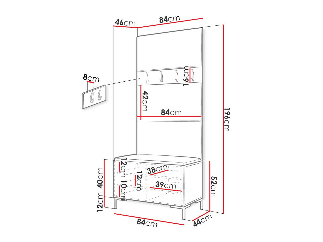 Entrésæt Nomal III (Øko læder blødt 017)
