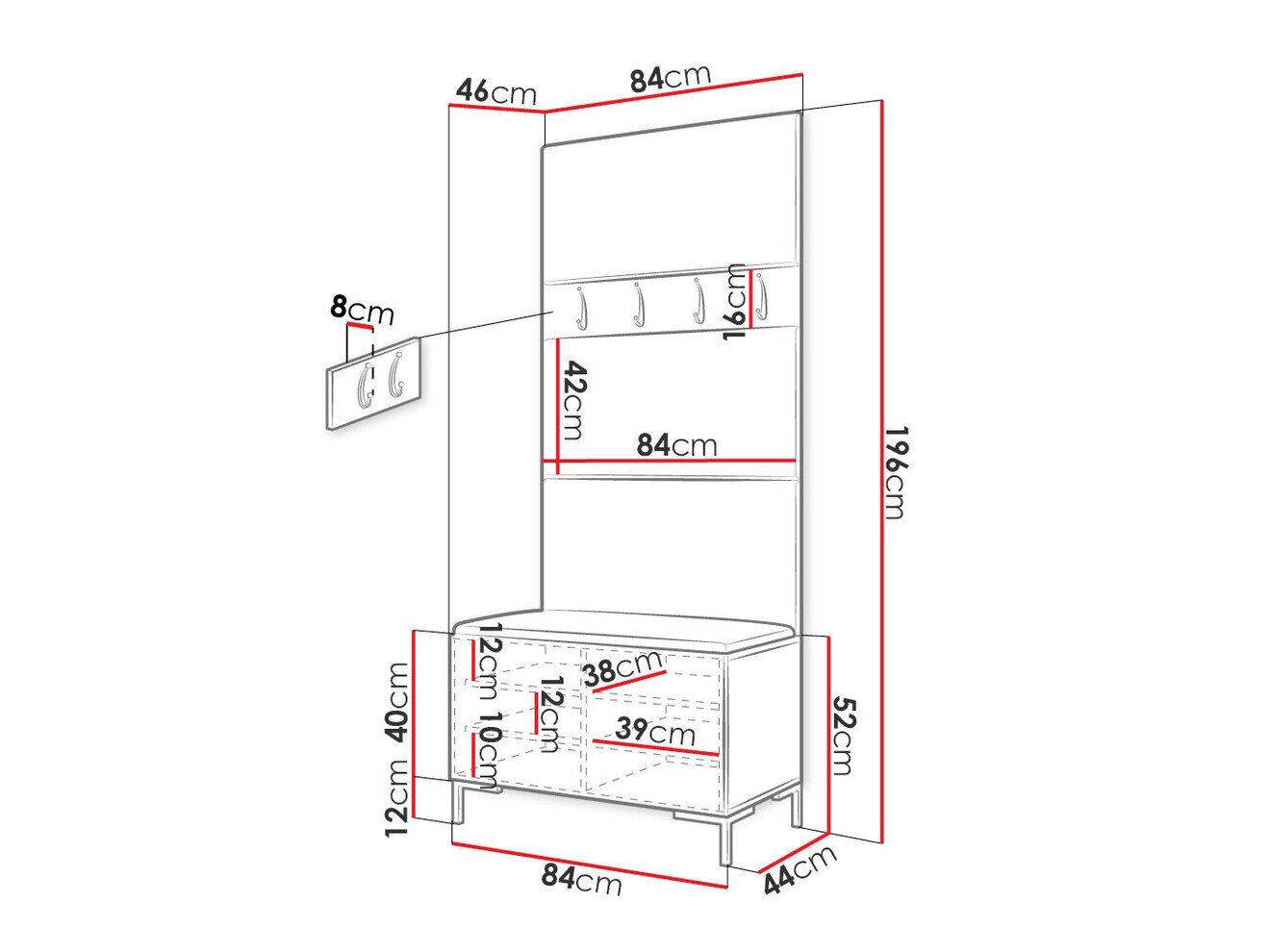 Entrésæt Nomal III (Øko læder blødt 017)