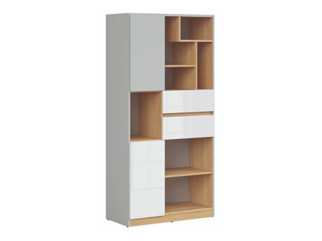 Boekenkast Nuevaru 107 (Glanzend wit)