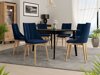 Eetkamerset Racine 139 (Bruin + Magic Velvet 2216)