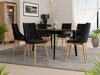 Eetkamerset Racine 139 (Bruin + Magic Velvet 2219)