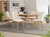 Eetkamerset Racine 139 (Bruin + Magic Velvet 2250)