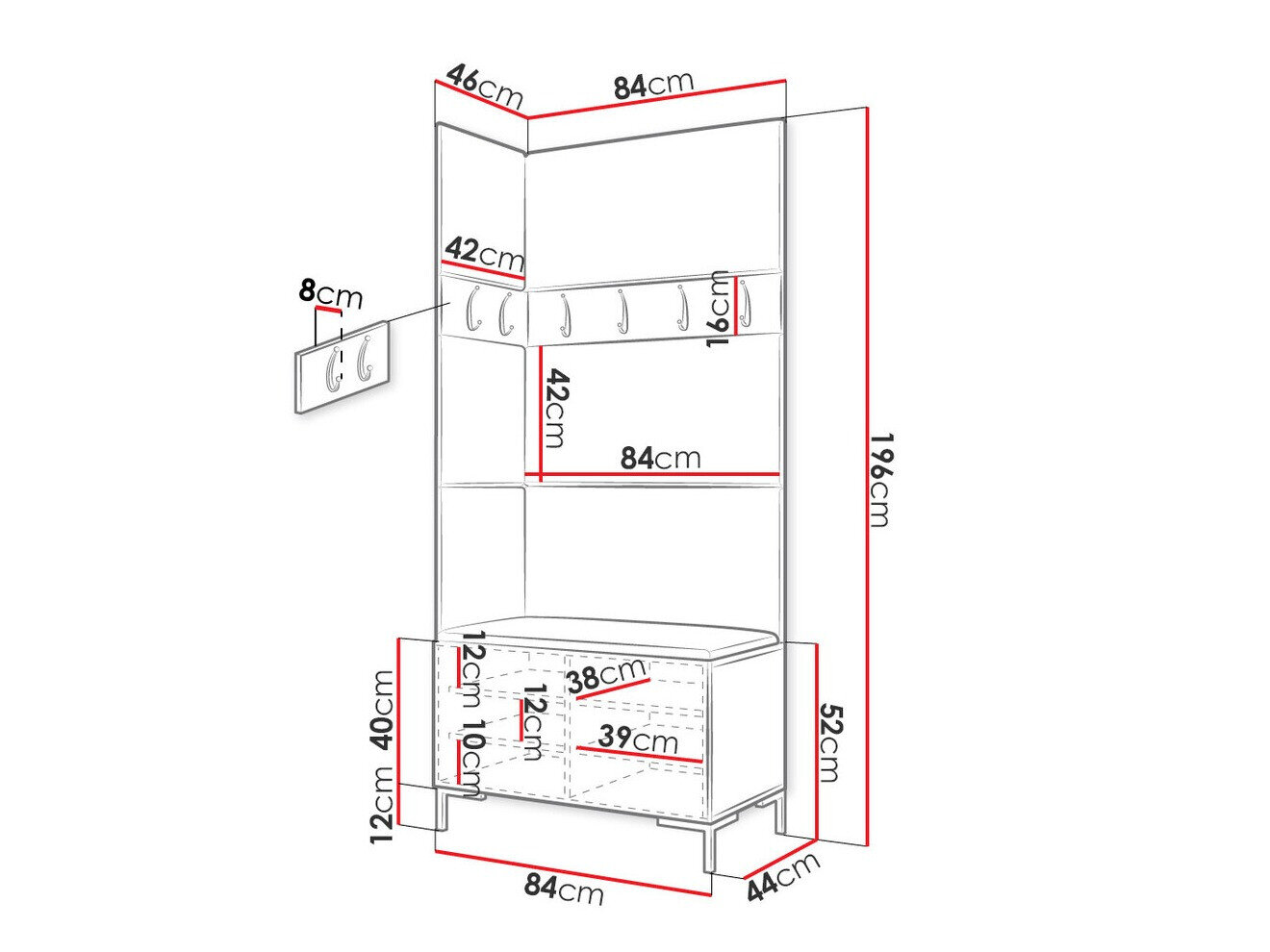Entrésæt Nomal IV (Sort)