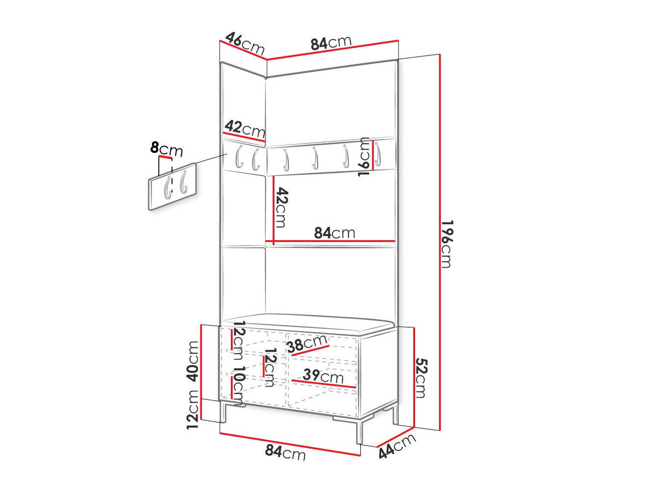 Entrésæt Nomal IV (Sort)