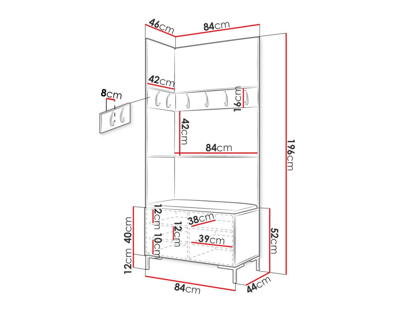 Entrésæt Nomal IV (Sort)