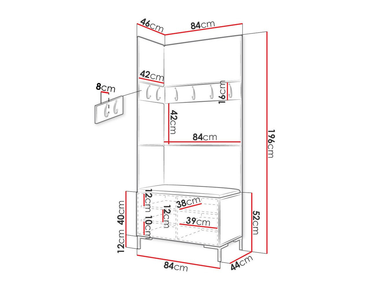 Entrésæt Nomal IV (Sort)