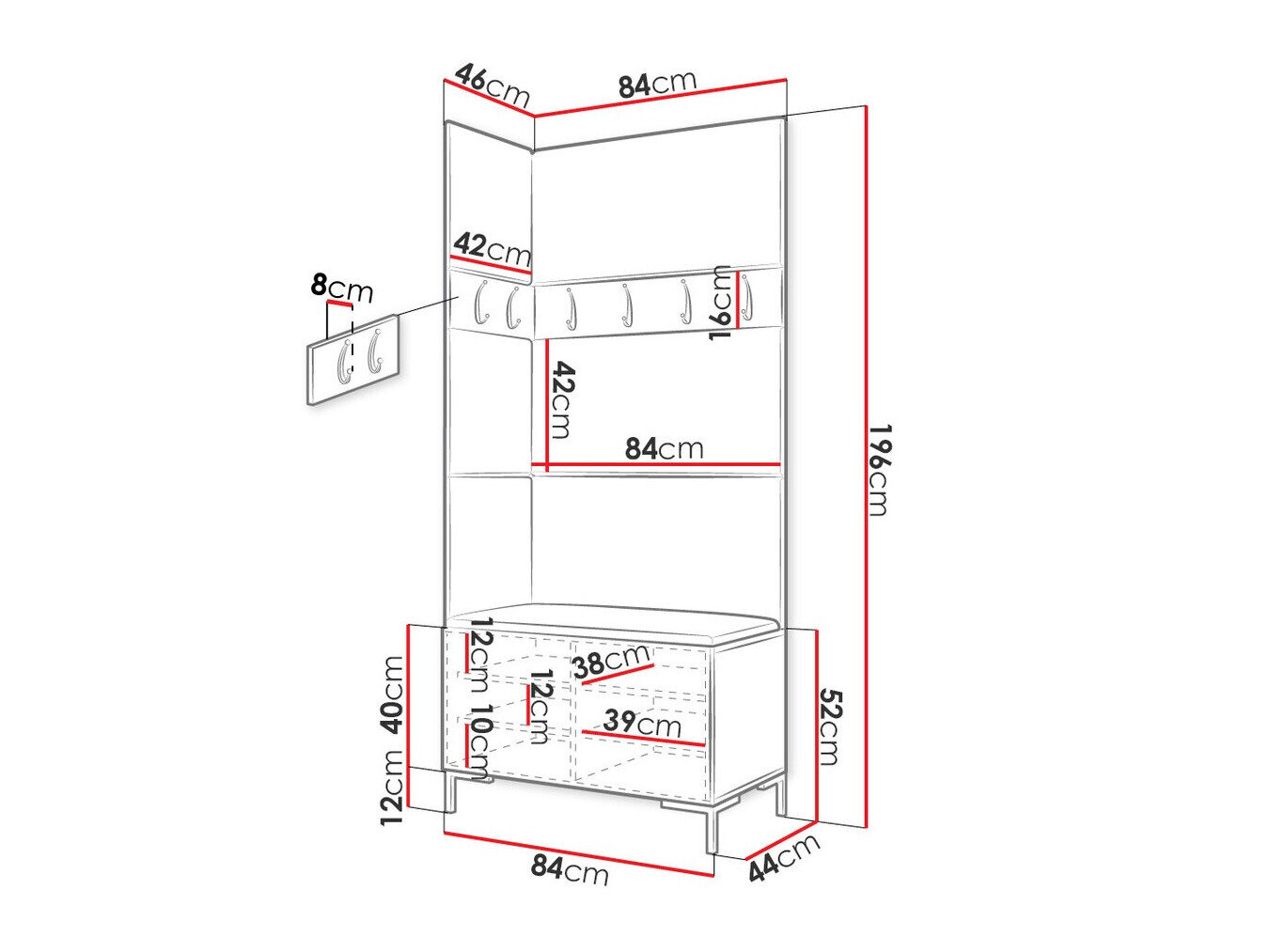 Entrésæt Nomal IV (Sort)