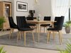 Salle à manger complète Racine 139 (Marron + Magic Velvet 2219)