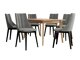 Spisestuesæt Racine 139 (Sort + Magic Velvet 2217)