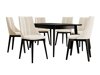 Spisestuesæt Racine 139 (Sort + Magic Velvet 2250)