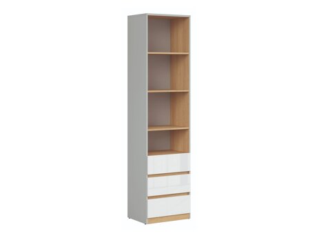 Boekenkast Nuevaru 108 (Glanzend wit)