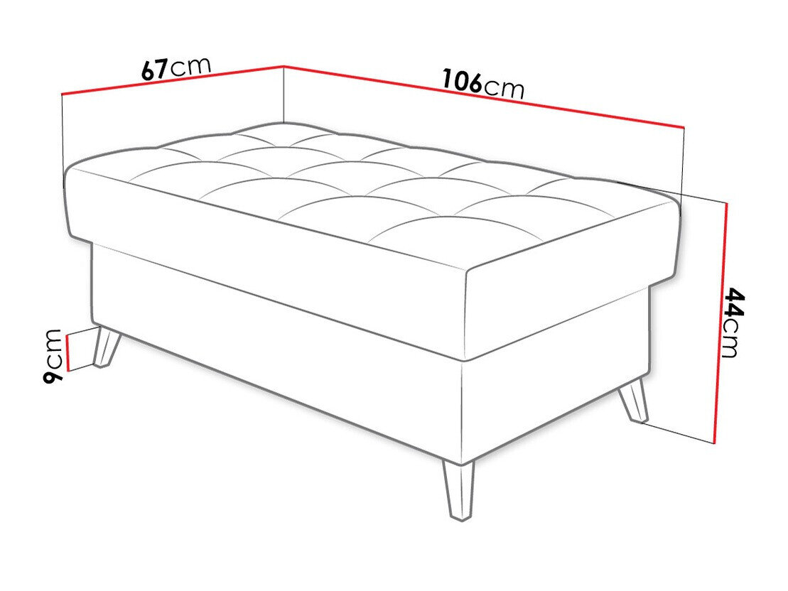 Polstret bænk Comfivo Agnus (Fresh 11)