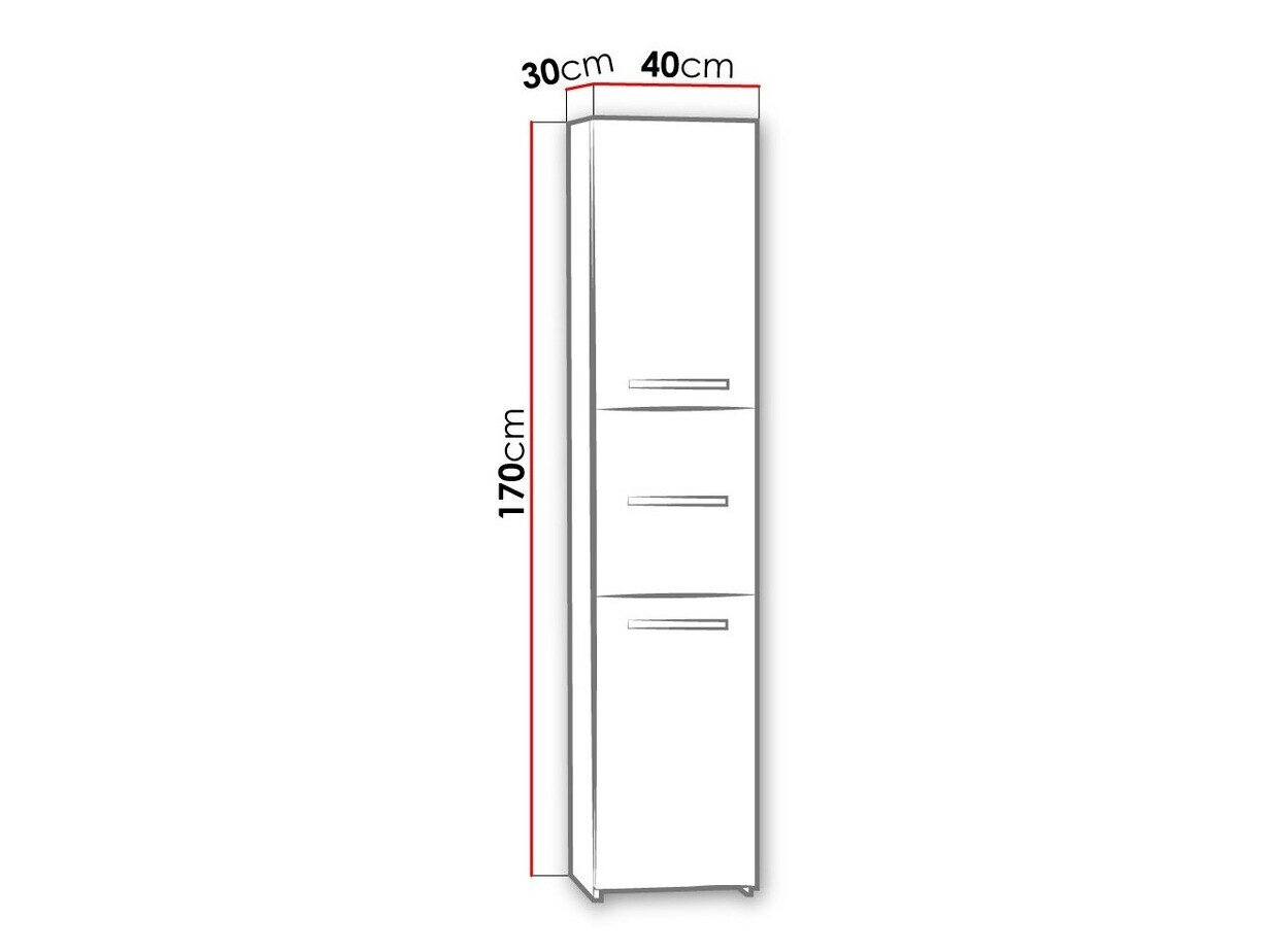 Stående badeværelsesskab Comfivo 188