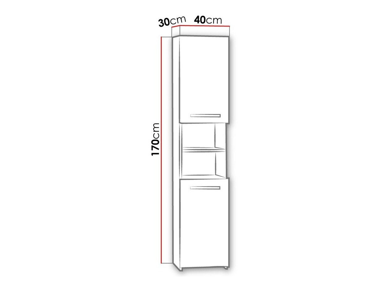 Stående badeværelsesskab Comfivo Piscator I