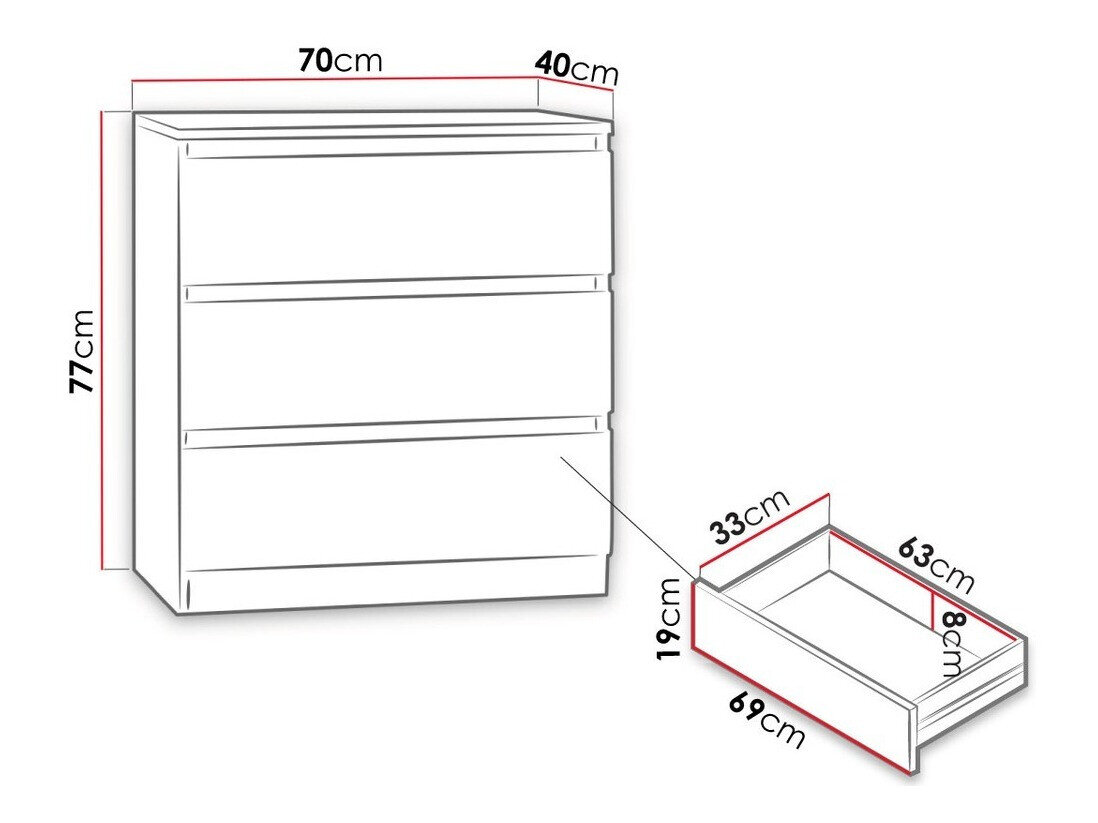 Ladekast Comfivo Structor (Wit)