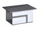 Salontafel Levtala 100 (Antraciet + Wit)