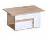 Salontafel Levtala 100 (Licht eiken + Wit)