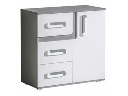 Ladekast Levtala 108 (Antraciet + Wit)