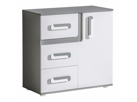 Ladekast Levtala 108 (Antraciet + Wit)