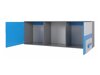 Wandplank Levtala 110 (Antraciet + Wit + Turquoise)