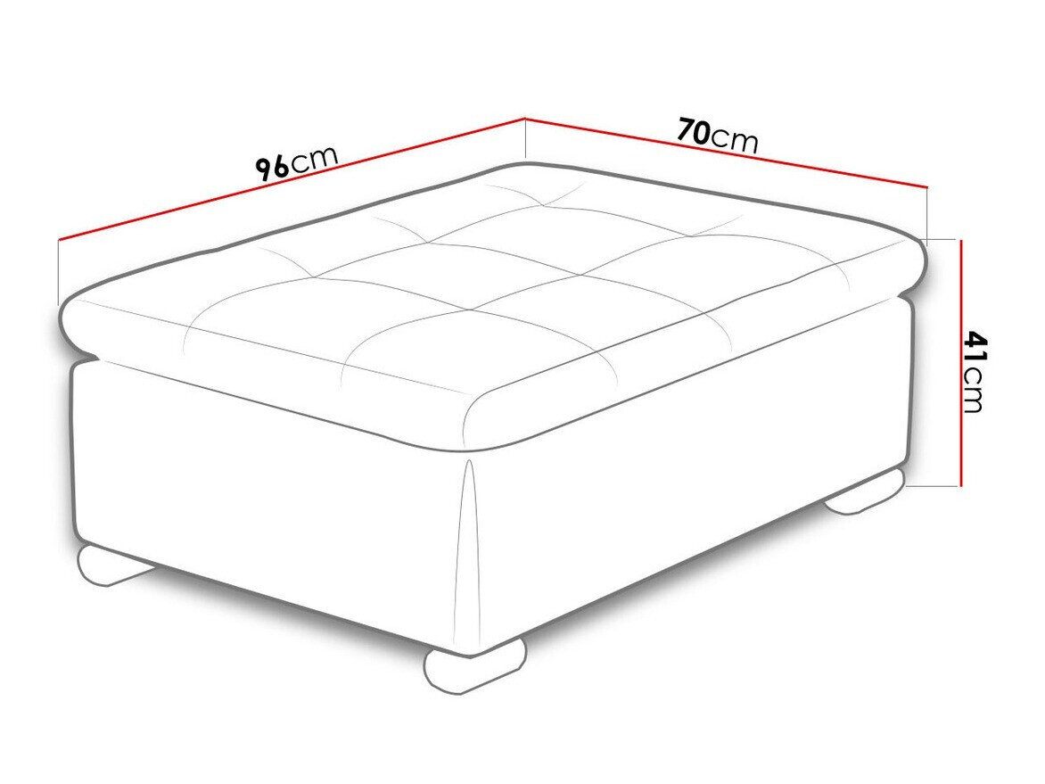 Polstret bænk Comfivo Gemma I (Soft 017 + Lux 06)