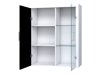 Wandkast Odebeli 101 (Wit + Glanzend wit)