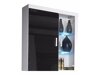 Wandkast Odebeli 101 (Wit + Glanzend zwart)