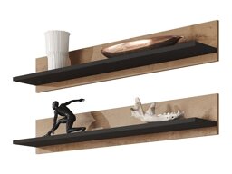 Set wandplanken Tornola 104 (Lefkas eik + Zwart)