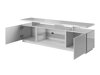 TV-meubel Figura (Zwart + Glanzend zwart)