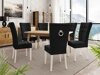 Eetkamerset Racine 144 (Wit + Magic Velvet 2219)