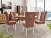 Eetkamerset Racine 144 (Wit + Magic Velvet 2258)
