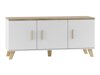 TV-meubel Larfloi 106 (Wit + Sonoma eik)