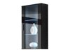 Wandkast Tornola 103 (Zwart + Glanzend zwart)